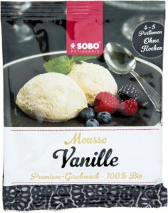 Mousse Vanille Sobo Naturkost bio Nachtisch Dessert